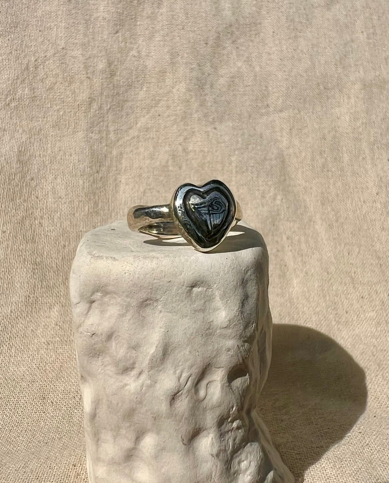 Heart Ring in Sterling Silver