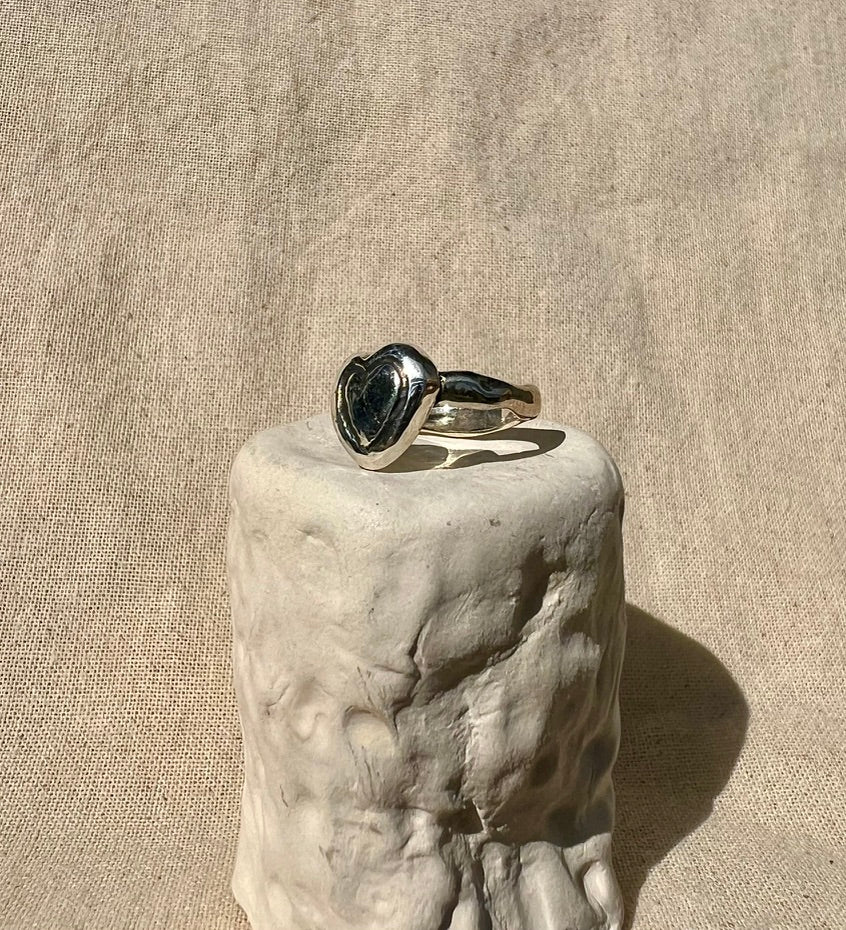 Heart Ring in Sterling Silver