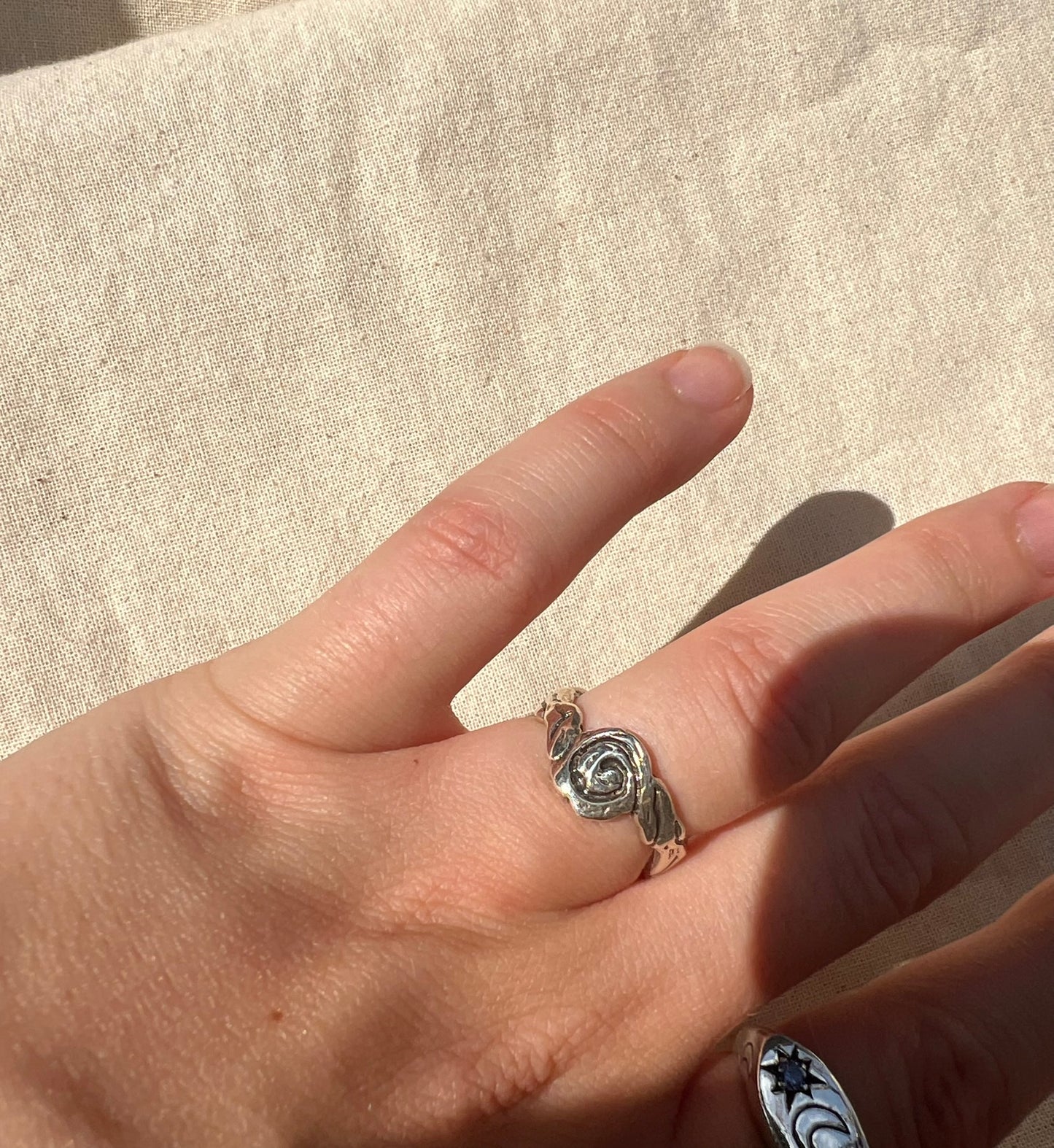 Vortex Unisex Silver Ring